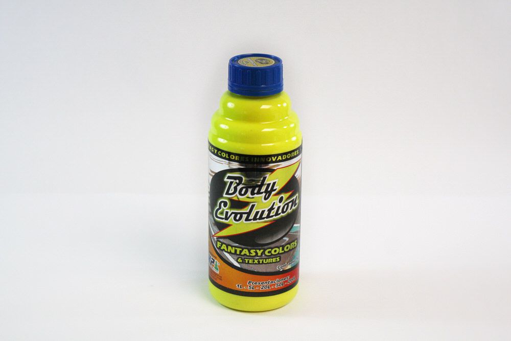body evolution amarillo flourecente presentacion 1 litro