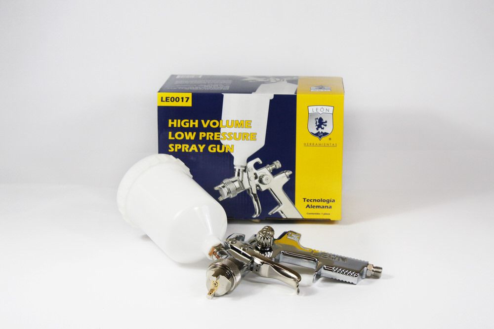 Pistola de gravedad para pintar marca Leon Modelo LE0017