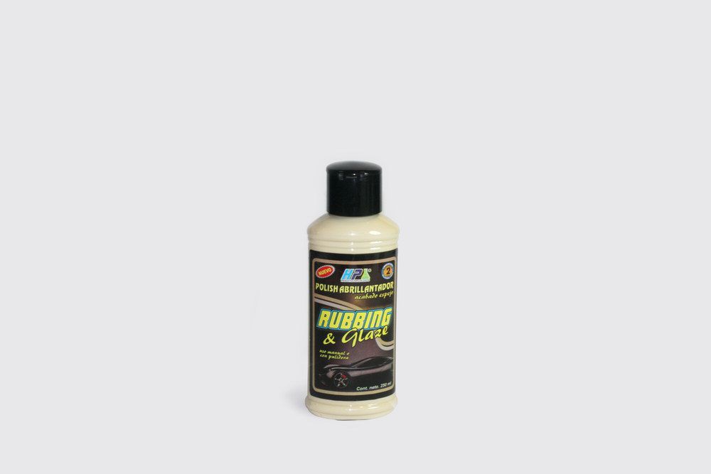 RUBBING & GLAZE POLISH ABRILLANTADOR ACABADO ESPEJO USO MANUAL O CON PULIDO
